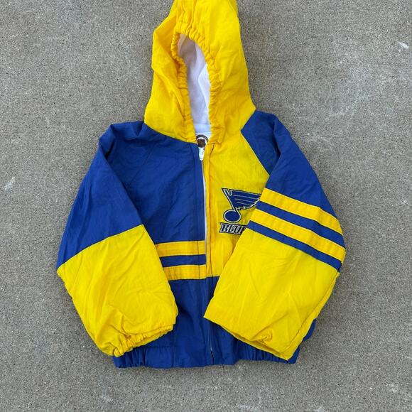 Vintage St. Louis Blues Toddler Windbreaker Jacket 24 Months - Picture 2 of 5